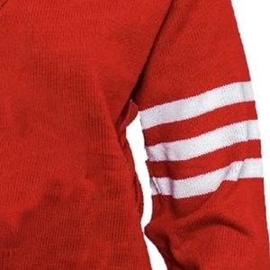 เพิ่มโลโก้แบบกำหนดเองของคุณเองบนเสื้อคาร์ดิแกนอะคริลิคทรงวีแบบยูนิเซ็กซ์ ปักตัวอักษร งานถักนิตติ้ง สำหรับวิทยาลัย - Product Image 5