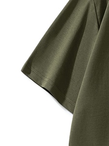 Polo de Punto de Color Sólido para Hombre, Talla Grande, Manga Corta, Casual, 100% Algodón, Cuello Polo, Corte Regular - Product Image 4