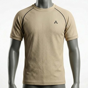 Maillot de football personnalisé OEM pour homme, léger, respirant, en mesh, à manches courtes, protection UV, avec design raglan - Product Image 2