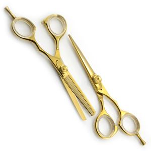 Tijeras de corte de pelo de peluquero profesional KOUNAIN, tijeras de salón afiladas con acabado de espejo, acero Romo para corte suave - Product Image 4