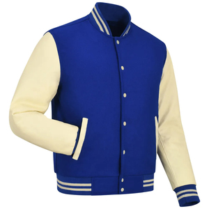 OEM Customize Varsity <b>Jacket</b> <b>Long</b> Sleeve Patch Chenille Embroidery Streetwear Letterman Varsity <b>Jacket</b> for <b>Men</b> - Product Image 3