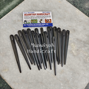 Real Buffalo Horn Needle Handmade <b>Sewing</b> Needles-MUAWIYAH HANDICRAFT Traditional Tailoring Accessories Sustainable <b>Sewing</b> - Product Image 2