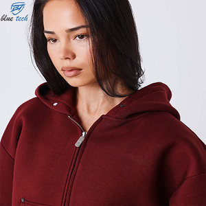 Conjunto Deportivo Informal Personalizado para Mujer, Sudadera con Capucha Holgada y Pantalones, Ropa Deportiva Cómoda para Calle y Gimnasio, 100% Algodón Transpirable - Product Image 4