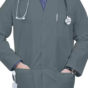 New Style Wholesale Custom Canvas High Quality Hospital Use Lab Coat Unisex Medical Coat with Custom Logo and Size Options - Product Image 6