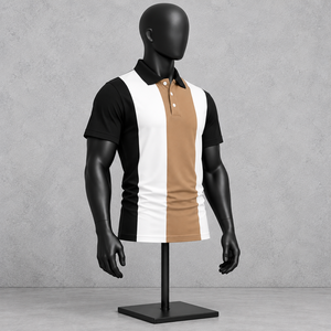T-shirts en polyester tricoté personnalisés brodés et imprimés 2025, séchage rapide, manches courtes, coupe décontractée, vêtements d'été pour hommes - Product Image 2