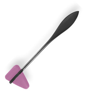 Martillo de Reflejos Médico Taylor, Herramienta de Prueba de Reflejos de Rodilla, Instrumento de Examen Neurológico de Acero Inoxidable con Cabeza de Goma Rosa - Product Image 6