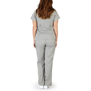 Cotton Blends Twill Fabric Unisex Hospital Uniforms Woven Wholesale Custom Stretch Breathable <b>Nursing</b> Scrubs Sets - Product Image 3