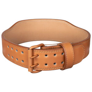 Wholesale <b>Drop</b> Ship Cowhide 10mm Fitness <b>Back</b> Support Weightlifting Weight Lifting Dip Pullup Squat Belt Lever Buckle - Product Image 3