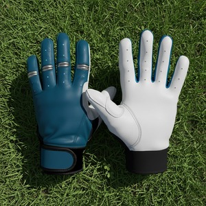 Gants de frappe de baseball ARBAZ MAQSOOD INDS % en cuir de vachette Cabretta véritable avec fermeture auto-agrippante pour droitier - Product Image 4