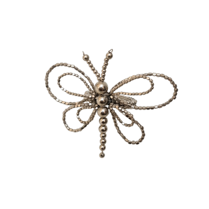 Butterfly Beaded Napkin <b>Rings</b> Luxury | Crystal Metal Decorative Napkin Holder | Elegant Wedding Party Dining Table Decor Use - Product Image 4