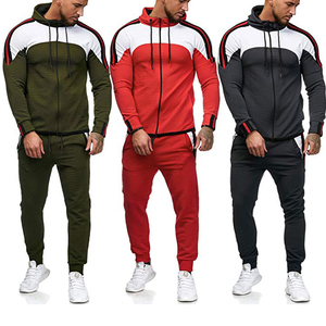Conjunto Deportivo Ligero 2 en 1 para Hombre, Sudadera con Capucha y Cremallera de Manga Larga con Bloques de Color, Bolsillos Laterales, Transpirable, Deportivo, para Verano - Product Image 6