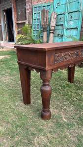 Modern <b>High</b> Quality Wooden Console <b>Table</b> for Living Room Dining <b>Kitchen</b> Unique Home Decor for Villa Bar Hotel for Bedroom Use - Product Image 4