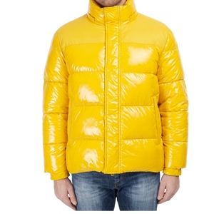 Mens Polyester Puffer Jacket Custom Winter <b>Waterproof</b> Padded <b>Coat</b> <b>Warm</b> Outdoor Outerwear Wholesale OEM Factory - Product Image 1