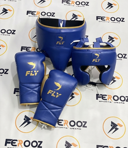 Ensemble d'équipement de protection pour la boxe : gants de boxe, protège-tête, protège-glandes, pour l'entraînement et la remise en forme - Product Image 4