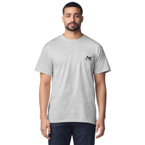 <b>Men's</b> Casual Crew Neck <b>T</b> <b>Shirt</b> with Chest <b>Pocket</b> Soft Cotton Lightweight Breathable Top for Daily Activities Work and Weekend - Product Image 1