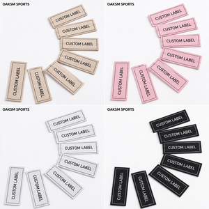 Étiquettes tissées damassées personnalisées haute densité, étiquettes de col principales de haute qualité pour vêtements, étiquettes en tissu avec logo privé pour vêtements - Product Image 4