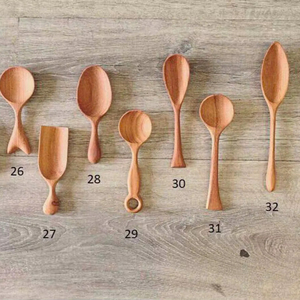 Vietnam Wooden Spoon Different Sizes Natural Wood Kitchen Utensil <b>Set</b> Eco Friendly Bulk Wholesale Supplier Manufacturer Export - Product Image 1