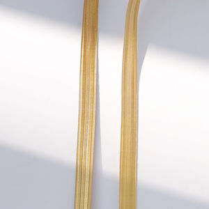 Ruban tressé brillant doré 10-12mm, fait main, écologique, personnalisable pour uniformes, garnitures et poignets de costumes fantaisie - Product Image 3