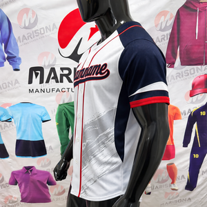 Uniforme de Béisbol Personalizado para Equipo, Talla Grande, Manga Corta, 100% Poliéster, Secado Rápido, Transpirable, Antibacterial, Transferencia de Calor - Product Image 2