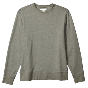 เสื้อสเวตเชิ้ตคอกลมผู้ชายปี 2026 ทรงปกติ ผ้าถักเนื้อฝ้าย สีพื้น สวมใส่สบายๆ สำหรับฤดูใบไม้ร่วง วางจำหน่ายแล้ว - Product Image 1