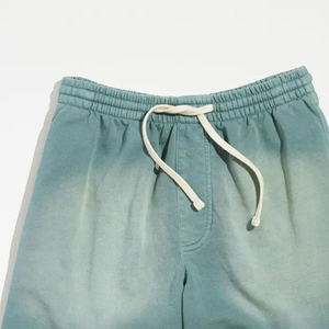 Nuevo artículo en oferta: Pantalones cortos lisos para hombre, 100% algodón transpirable, con logo impreso DTG personalizado, talla grande, estilo jogger. - Product Image 2