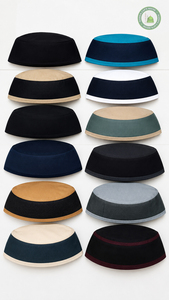 Prix d'usine – Bonnet de prière musulman Kufi personnalisé brodé, en tissu maillé de haute qualité, 100 % coton, ajustable - Product Image 6