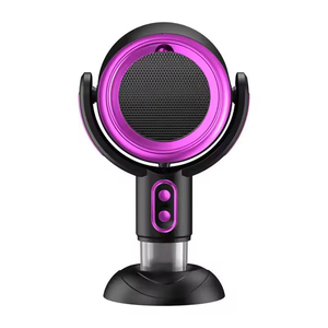 Smart Mirror With Wi-Fi Connectivity Black And Gold Design Plastic Body <b>USB</b> Powered Desktop Use - Product Image 3