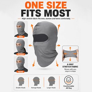 Balaclava d'été sous-casque pour moto, respirant, fin, masque intégral, anti-humidité, rafraîchissant, pour le sport - Product Image 5