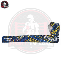 Bandages de poignet rembourrés en gel de qualité supérieure avec sangle Velcro réglable pour la boxe, le MMA, le Muay Thai et le kickboxing - Absorption des chocs, soutien du poignet