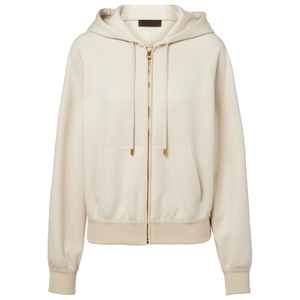 Sudadera con capucha y cremallera personalizada para mujer, 100% algodón, de alto gramaje, informal, para primavera/otoño/invierno, ropa deportiva, ODM, logotipo frontal, transpirable - Product Image 5
