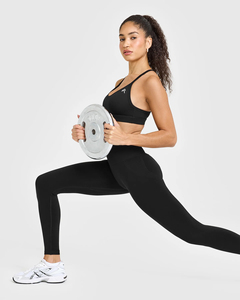 Comfortable Lightweight Breathable Spandex/Nylon Activewear Workouts Casual Wear Solid Women's High Waist Flared Yoga <b>Dance</b> - Product Image 4