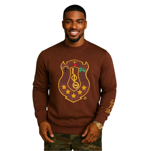 เสื้อสเวตเชิ้ตคอกลมปักลาย Iota Phi Theta ดีไซน์ใหม่ ทรงปกติสำหรับผู้ชาย ผ้าฟลีซ 100% คอตตอน สวมใส่สบายสไตล์ลำลองสำหรับฤดูใบไม้ร่วง - Product Image 4