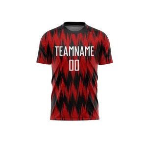 เสื้อฟุตบอลคอกลมแบบสวม ปรับสายได้ ผลิตตามสั่ง พิมพ์ลายดิจิตอลแบบซับลิเมชั่น แห้งเร็ว ระบายอากาศได้ดี ผลิตจากโพลีเอสเตอร์ 100% ขายส่ง สินค้าใหม่ - Product Image 2
