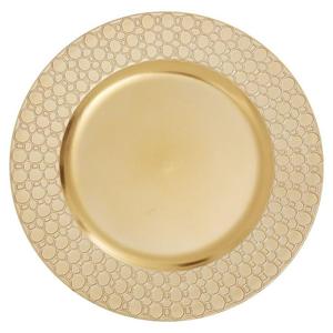 Assiette de Présentation Dorée pour Mariage – Décoration de Table de Luxe, Accessoires de Table, Assiette et Plat en Métal pour Service Alimentaire – Taille Personnalisée Disponible - Product Image 6