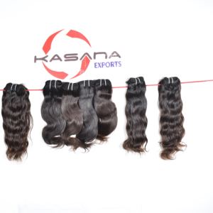Fabrica máquina India doble trama 100% Color Natural Virgen venta al por mayor máquina doble trama onda profunda extensiones de cabello humano - Product Image 1