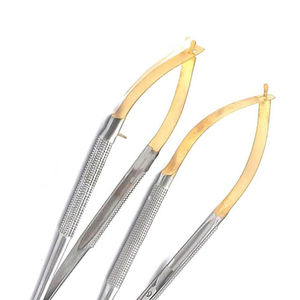 Tijeras Profesionales de Acero Inoxidable para Uñas con Hoja Curva y Punta Afilada para Trabajo de Precisión en Cutículas, Uso en Manicura - Product Image 2