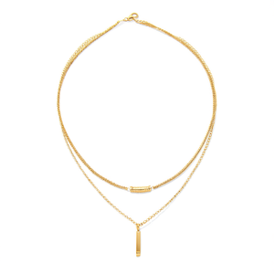 RE350-N240-0497G สร้อยคอแฟชั่นแบบหลายชั้น - Product Image 2