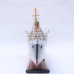 Edición especial RMS QUEEN MARY - Modelo de crucero británico hecho a mano en madera - Product Image 5
