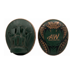 Wholesale Boxing Target Focus Pad Green Cowhide Leather Durable Training Gear - Product Image 4