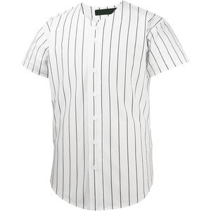 Maillots de baseball en polyester de qualité supérieure, tissu performant, patte de boutonnage traditionnelle, maille respirante pour une ventilation confortable - Product Image 1