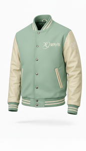 Authentic Winter Varsity <b>Jacket</b> Hooded Eco-Friendly Professional American Style Contrast Sleeves Front Logo - Product Image 6