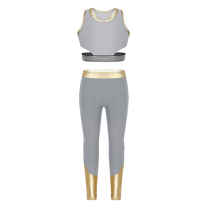 Conjunto de Yoga para Mujer, Talla Grande, Leggings Deportivos Transpirables de Secado Rápido, Ropa Deportiva sin Costuras - Product Image 1