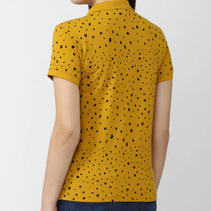 Polo respirant personnalisé pour femme, tissu en coton de haute qualité, polo de golf pour femme, prix de gros - Product Image 5