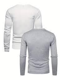 Hauts de sport athlétiques pour hommes, compressifs, en tissu biologique durable, polaire brossé doux, respirant - Product Image 3