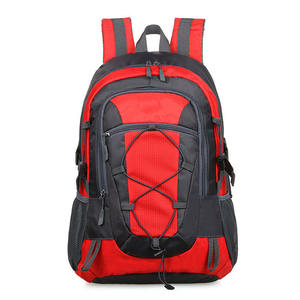 Blue Hiking <b>Backpack</b> Outdoor Camping Rucksack Trekking Pole Holder Front Bungee Cord Water Resistant Travel Bag - Product Image 2