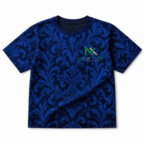 บริการ OEM เสื้อยืดคุณภาพสูงแบบซับลิเมชั่น พิมพ์โลโก้ตามสั่ง ลายบาโรก เสื้อลำลองผู้ชาย - Product Image 6