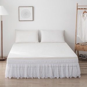 Jupes de lit de luxe personnalisées imprimées de qualité supérieure, 100 % coton, imperméables et écologiques - Product Image 2