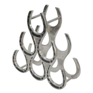 Exhibidores Decorativos de Metal, Estilo Herradura, Porta Botellas de Vino Decorativo para 5 Botellas, Precio al por Mayor - Product Image 5