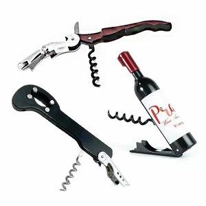 Abridor de Botellas de Vino Personalizado al por Mayor, Portátil, Duradero, con Logotipo Personalizado Impreso, de Aleación de Zinc, Estilo Clásico, Forma Plana, Tamaño Personalizado - Product Image 1