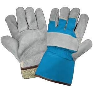 Gants de sécurité robustes de qualité supérieure pour grimpeurs canadiens, résistants aux coupures, avec doublure en Dyneema et en cuir de vachette pleine fleur - Product Image 4